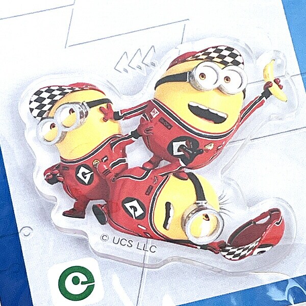 ミニオンズ 怪盗グルー4 ピットクルー アクリルステッカー 日本製