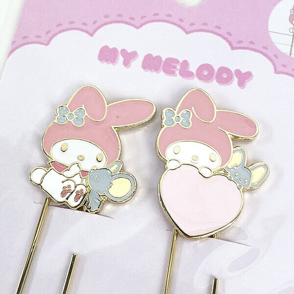 サンリオ メタルクリップセット マイメロディ 文具 学校 オフィス