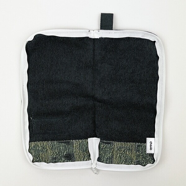 スヌーピー PEANUTS 75th どっとポーチ (ダークグレー ) SNOOPY