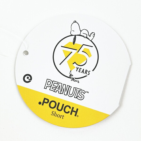 スヌーピー PEANUTS 75th どっとポーチ ショートサイズ 総柄 SNOOPY