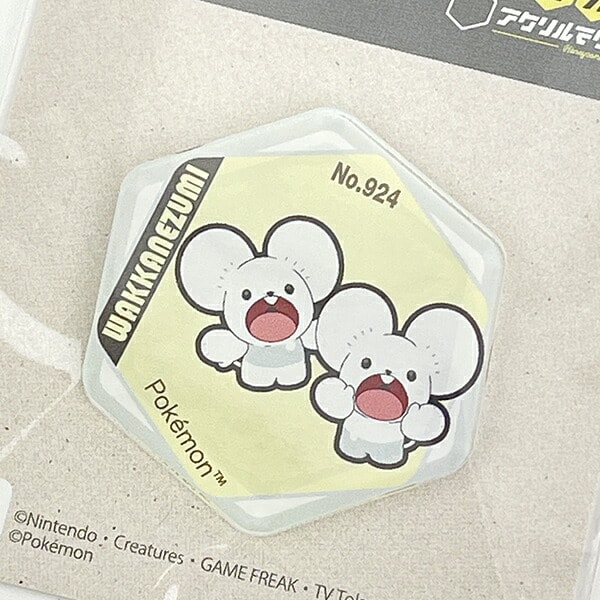 ポケットモンスター ワッカネズミ ハニカムアクリルマグネットvol.5 日本製 ポケモン