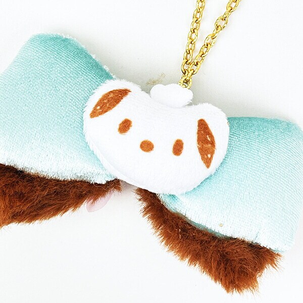 サンリオ ポチャッコ ふわみみリボンバッグチャーム (グリーン) キーホルダー Sanrio