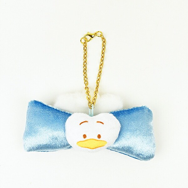 サンリオ あひるのペックル ふわみみリボンバッグチャーム (ブルー) キーホルダー Sanrio