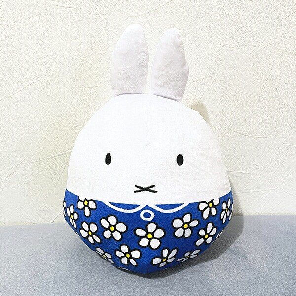ミッフィー miffy ぬいコロンBIG ブルーフラワー ぬいぐるみ