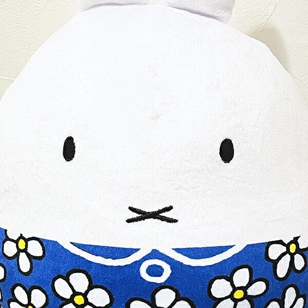 ミッフィー miffy ぬいコロンBIG ブルーフラワー ぬいぐるみ