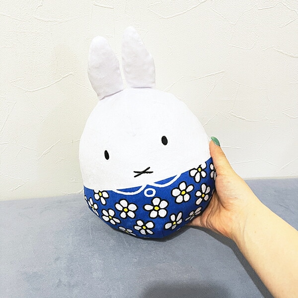 ミッフィー miffy ぬいコロンBIG ブルーフラワー ぬいぐるみ