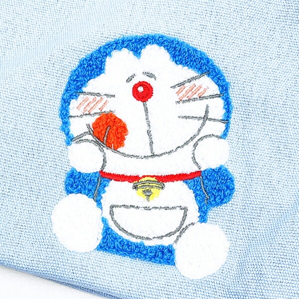 ドラえもん サガラ刺繍巾着 (ブルー)