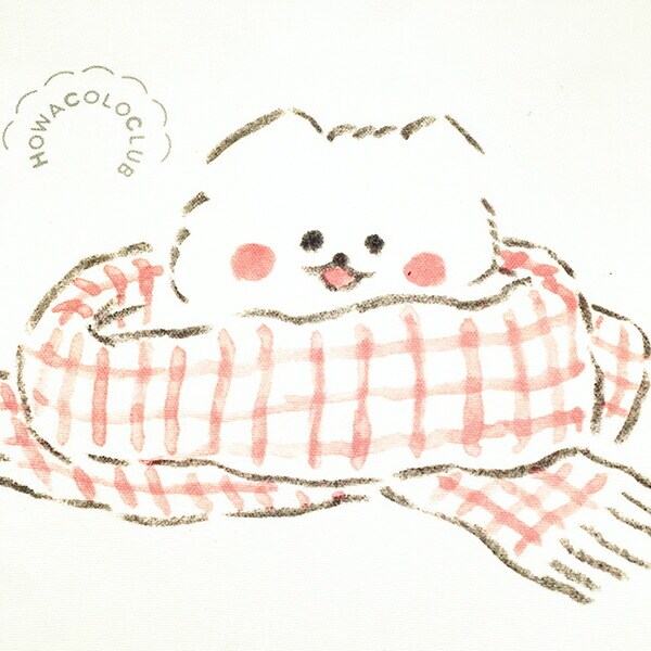 ほわころくらぶ ホワイトトート マフラー バッグ