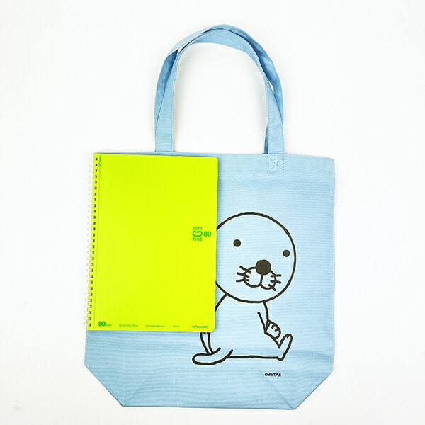 ぼのぼの ビッグプリントカラートート ぼのぼの バッグ