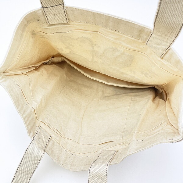 タヌキとキツネ 刺繍B4トートバッグ