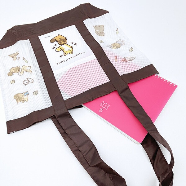 タヌキとキツネ SPAバッグ (ブラウン)