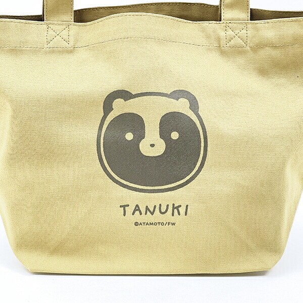 タヌキとキツネ タヌキ ランチトートバッグ
