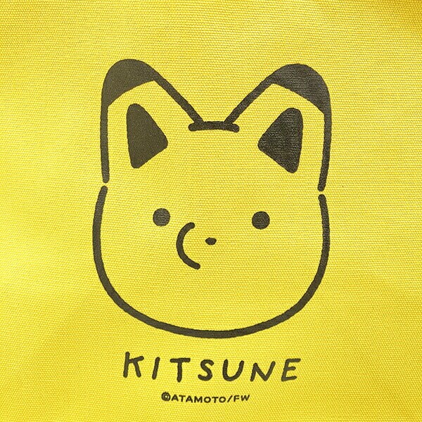 タヌキとキツネ キツネ ランチトートバッグ