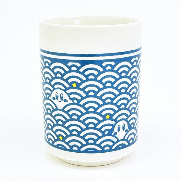 星のカービィ カービィたちと青海波 湯呑み コップ ふわふ和コレクション
