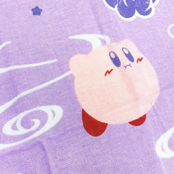 星のカービィ ふわふ和コレクション ガーゼフェイスタオル （3）流水文（クー）