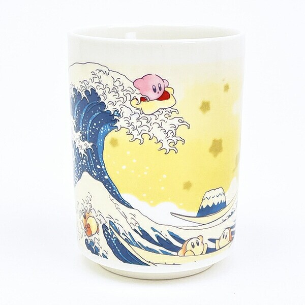 星のカービィ プププ三十六景フロートアイランズ沖浪裏 湯呑み コップ ふわふ和コレクション