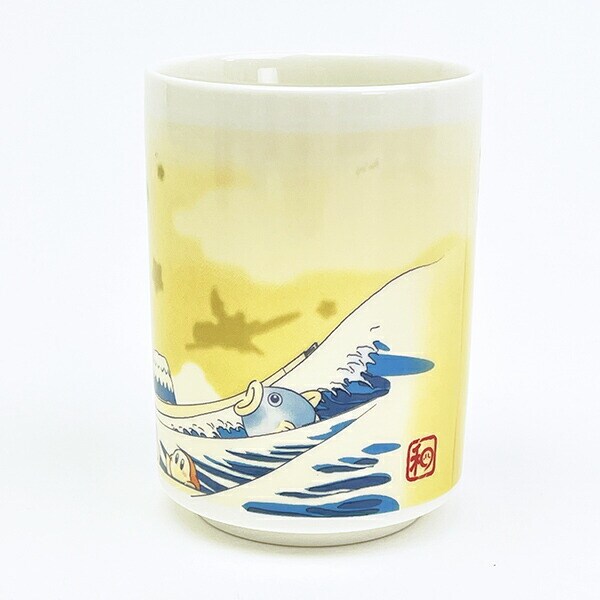 星のカービィ プププ三十六景フロートアイランズ沖浪裏 湯呑み コップ ふわふ和コレクション