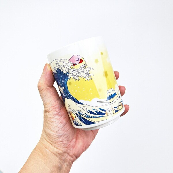 星のカービィ プププ三十六景フロートアイランズ沖浪裏 湯呑み コップ ふわふ和コレクション