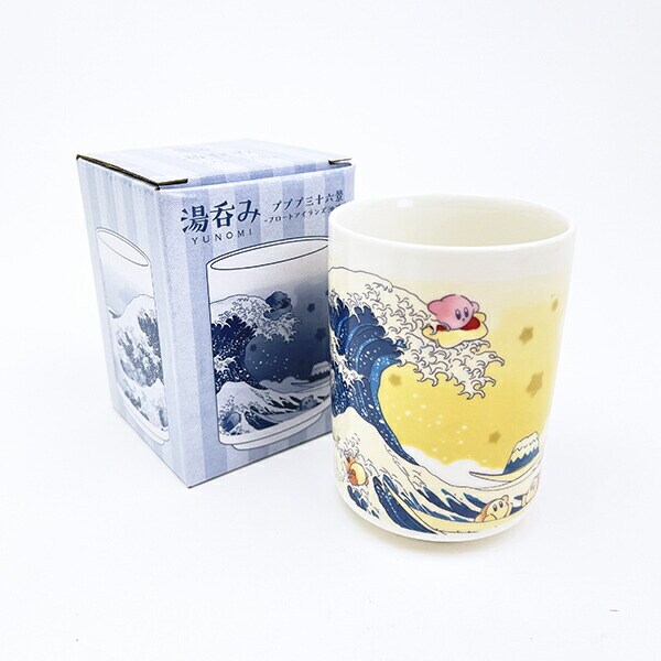 星のカービィ プププ三十六景フロートアイランズ沖浪裏 湯呑み コップ ふわふ和コレクション