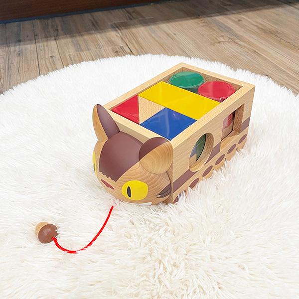 スタジオジブリ となりのトトロ ネコバス つみき おもちゃ 玩具 インテリア
