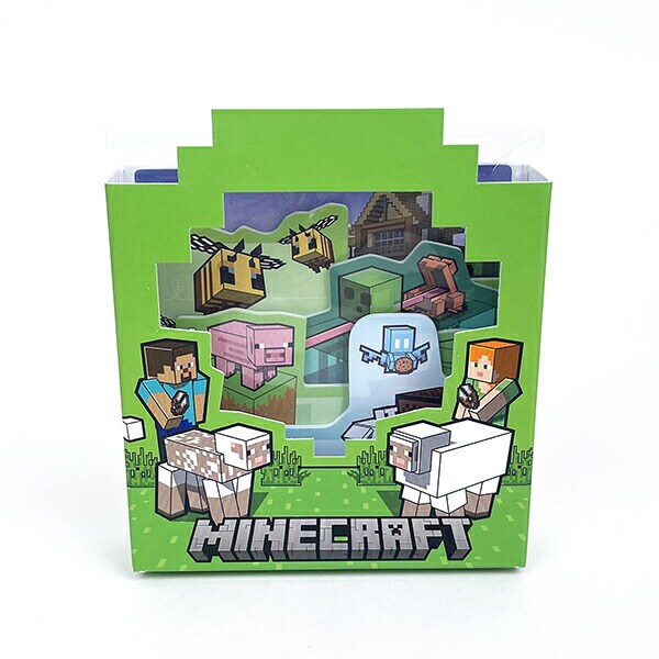 マインクラフト ボックスふせん(A) グリーン 文具 マイクラ 日本製