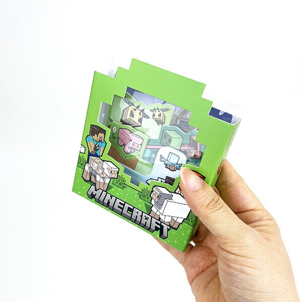 マインクラフト ボックスふせん(A) グリーン 文具 マイクラ 日本製