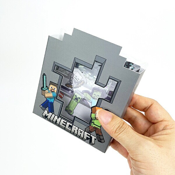 マインクラフト ボックスふせん(B) グレー 文具 マイクラ 日本製