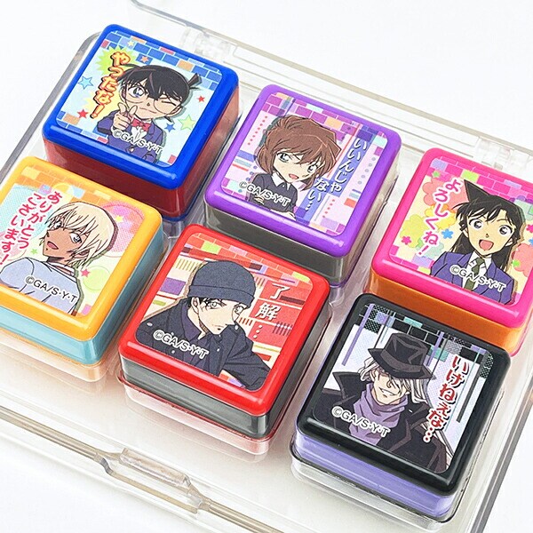 名探偵コナン スタンプセット はんこ 文具