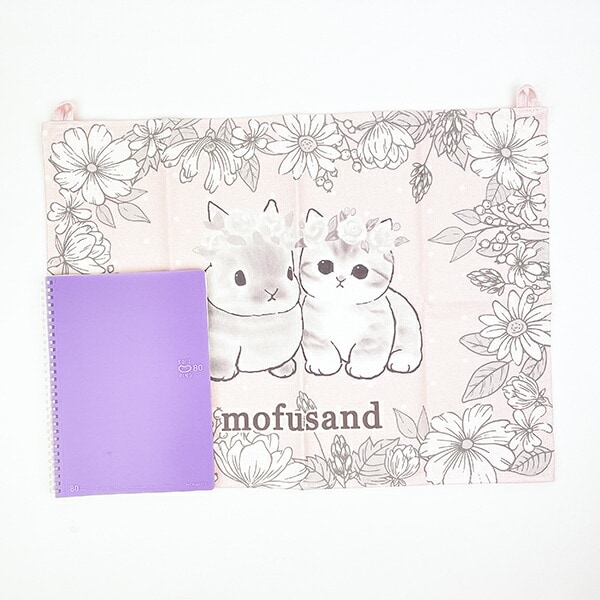 モフサンド mofusand ファブリックポスター M うさにゃん インテリア