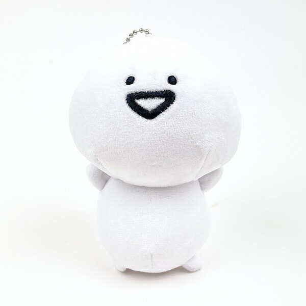 お文具といっしょ 振ると音が鳴るマスコット ぬいぐるみ お文具さん ホワイト
