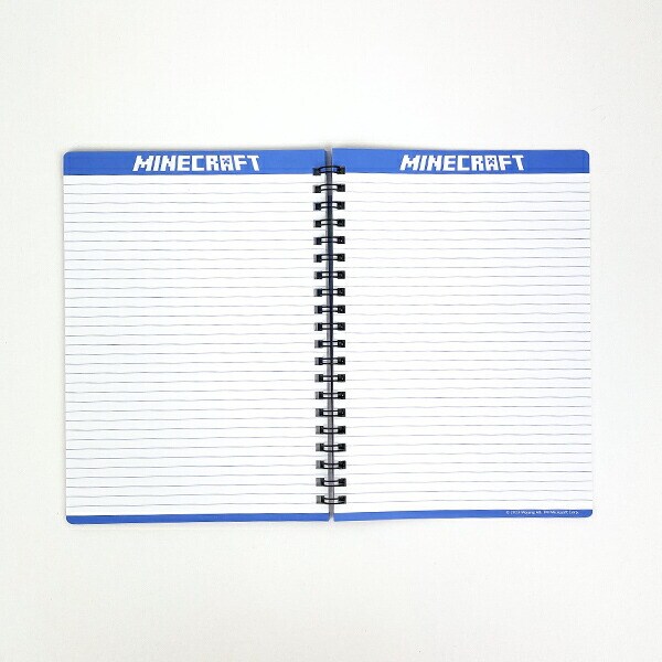 マインクラフト ギミック付きリングノート(水中に潜むモノ) 文具 マイクラ 日本製