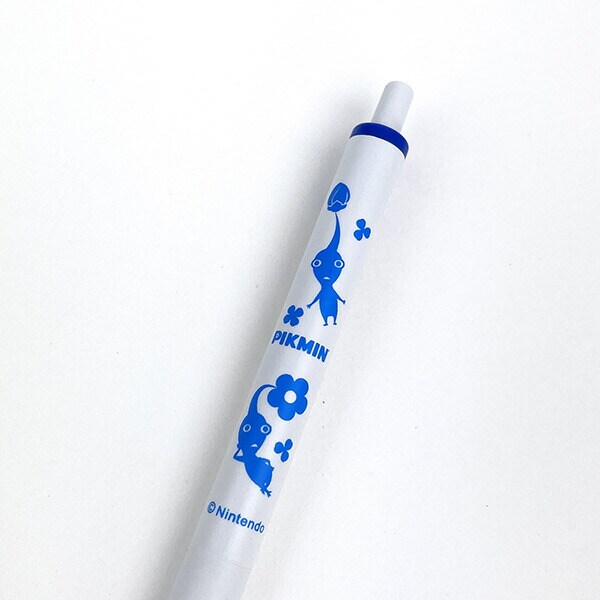 ピクミン ユニボールワン ノック式ゲルインクボールペン(ブルー) 文具
