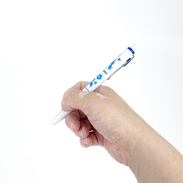ピクミン ユニボールワン ノック式ゲルインクボールペン(ブルー) 文具