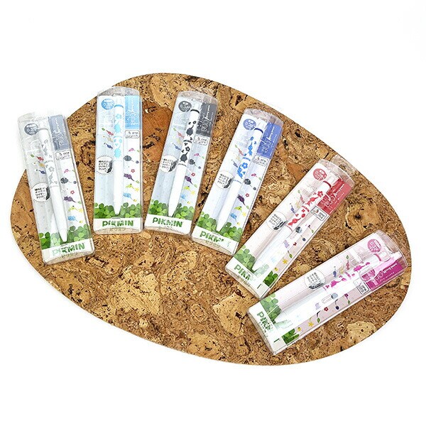 ピクミン ユニボールワン ノック式ゲルインクボールペン(ブルー) 文具