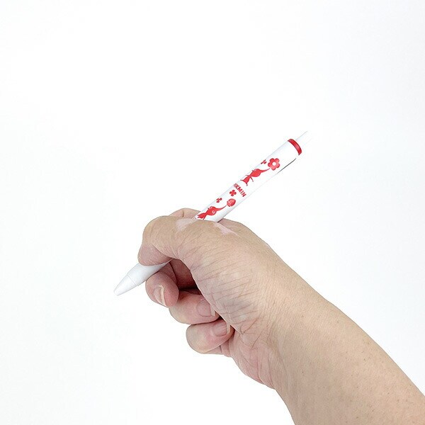 ピクミン ユニボールワン ノック式ゲルインクボールペン(レッド) 文具