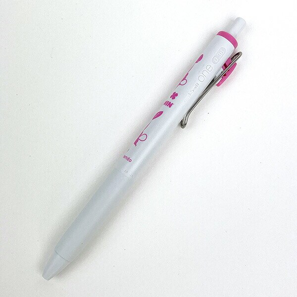 ピクミン ユニボールワン ノック式ゲルインクボールペン(ベビーピンク) 文具