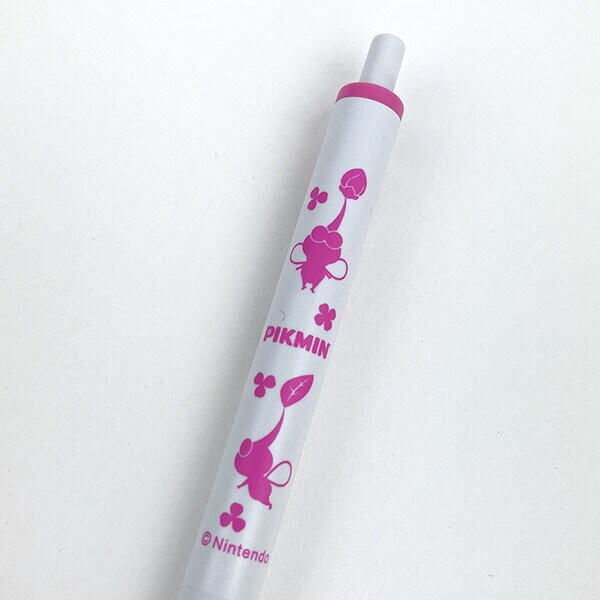 ピクミン ユニボールワン ノック式ゲルインクボールペン(ベビーピンク) 文具