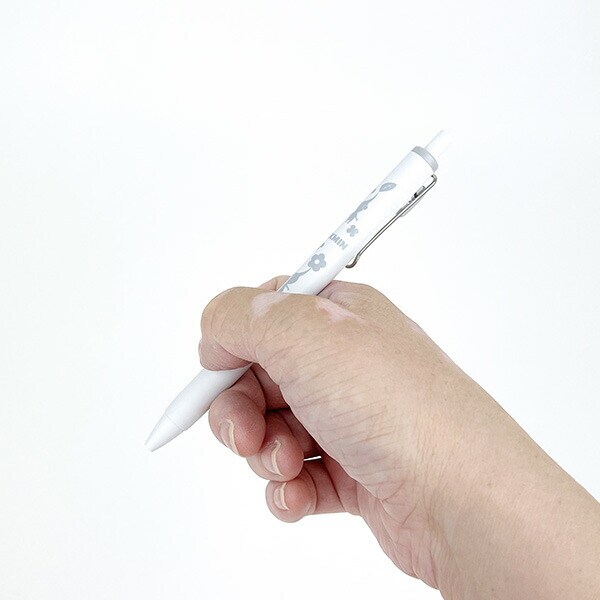 ピクミン ユニボールワン ノック式ゲルインクボールペン(セサミグレー) 文具