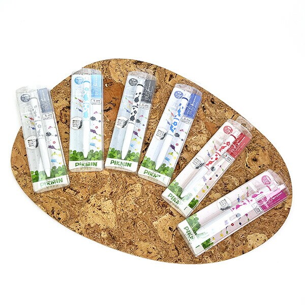 ピクミン ユニボールワン ノック式ゲルインクボールペン(スカイブルー) 文具