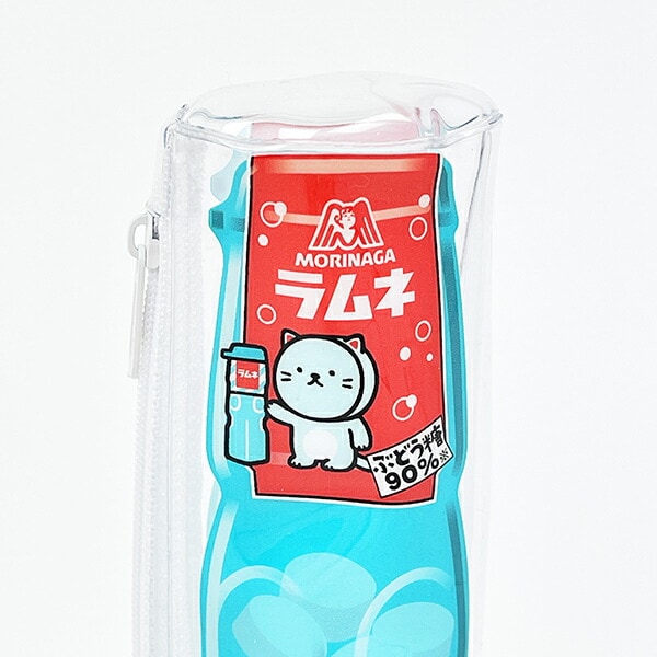 森永ラムネ ラムネボトル クリアポーチ ペンケース 文具