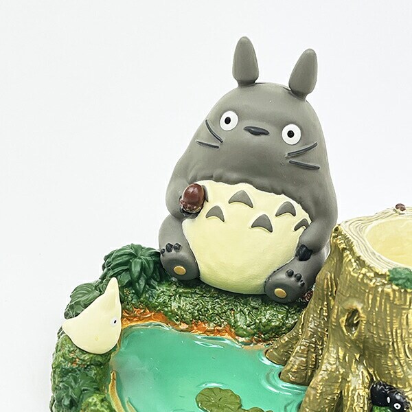 スタジオジブリ となりのトトロ 印鑑＆ペンスタンド トレイ付き