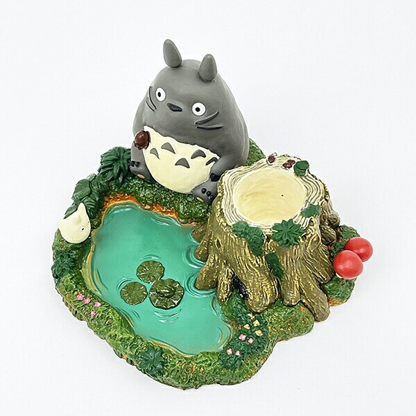 スタジオジブリ となりのトトロ 印鑑＆ペンスタンド トレイ付き