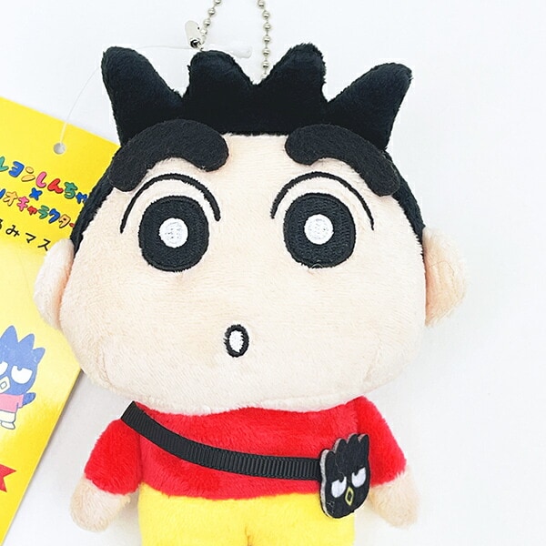 クレヨンしんちゃん × サンリオ クレヨンしんちゃん（バッドばつ丸） ぬいぐるみマスコット キーホルダー Sanrio