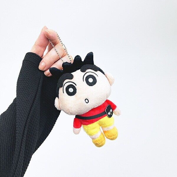 クレヨンしんちゃん × サンリオ クレヨンしんちゃん（バッドばつ丸） ぬいぐるみマスコット キーホルダー Sanrio