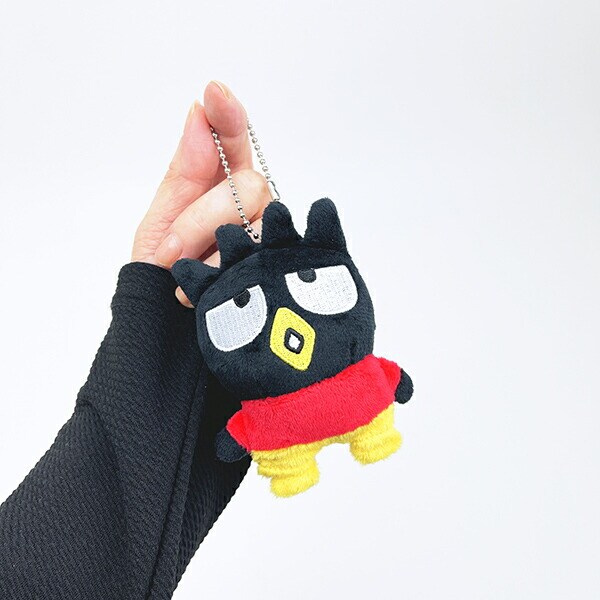 クレヨンしんちゃん × サンリオ バッドばつ丸 ぬいぐるみマスコット キーホルダー Sanrio