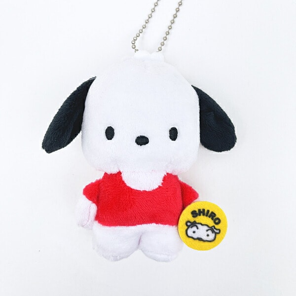 クレヨンしんちゃん × サンリオ ポチャッコ ぬいぐるみマスコット キーホルダー Sanrio