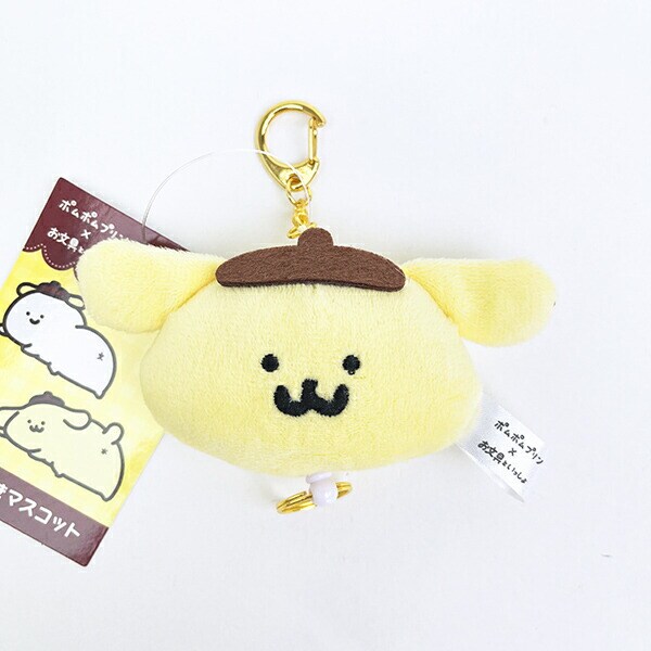 サンリオ ポムポムプリン×お文具といっしょ リール付きマスコット (2) ポムポムプリン Sanrio