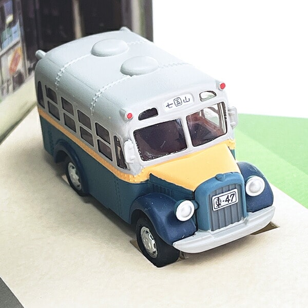 スタジオジブリ となりのトトロ ボンネットバス プルバックキーホルダー