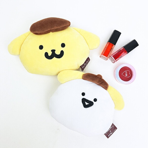 サンリオ ポムポムプリン×お文具といっしょ フェイスポーチ (1) お文具さん Sanrio