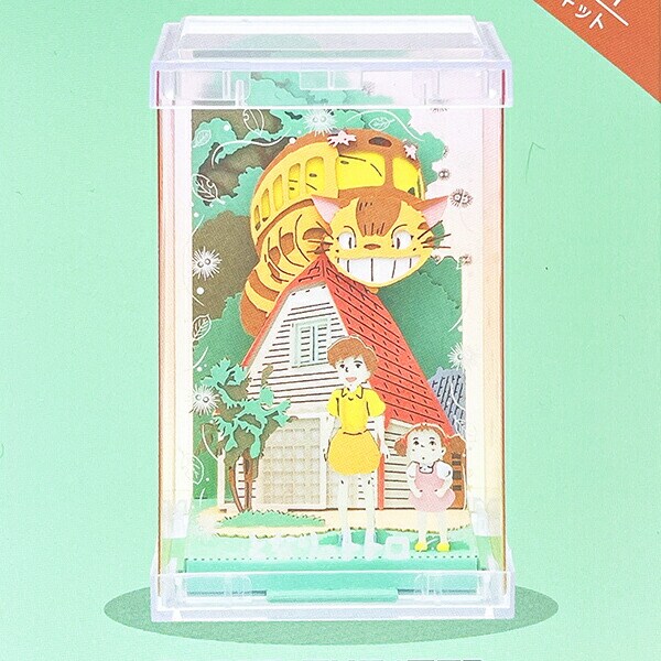 スタジオジブリ となりのトトロ ネコバスありがとう ペーパーシアター CUBE